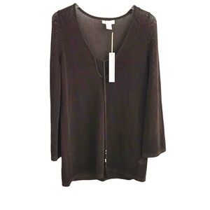 House of Harlow 1960 Brown Knit Cover Up Dress